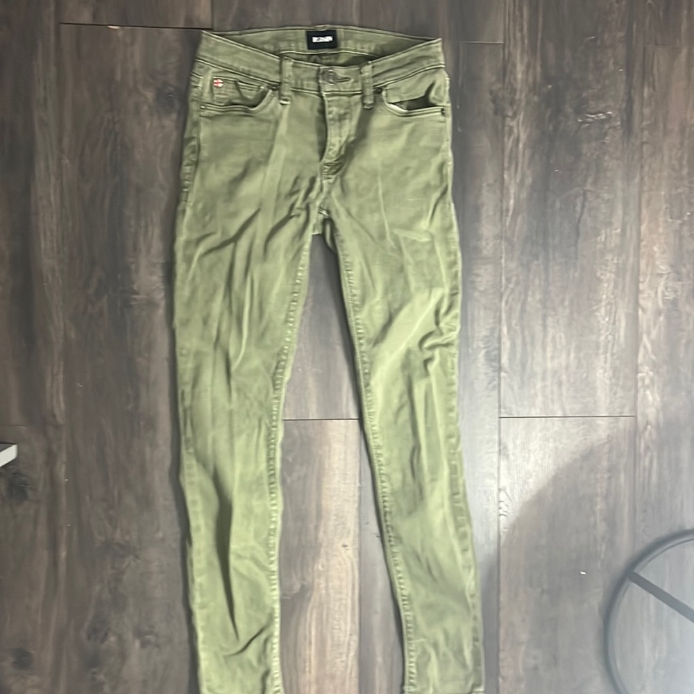 Green Low Rise Jeans